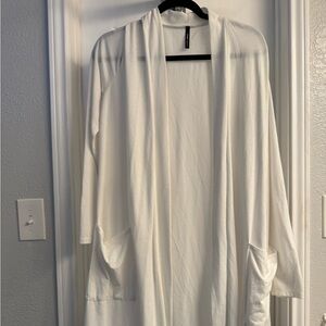 Chic White Women's Cardigan